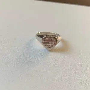 Jewelry | Tiffany Return To Tiffany Heart Signet Ring Size